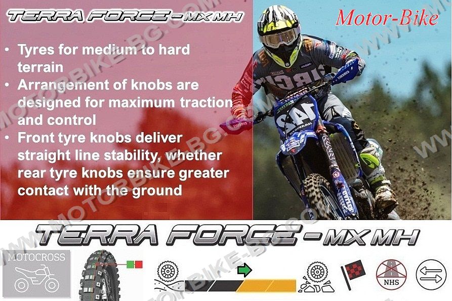 Mitas TERRA FORCE-MX MH 110/90-19 Motocross Competition Off-Road MEDIU