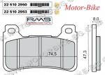 НАКЛАДКИ ЗА ДИСКОВА СПИРАЧКА ПРЕДНИ ЗА ХОНДА CBR 600 RR / 1000 RR - RMS